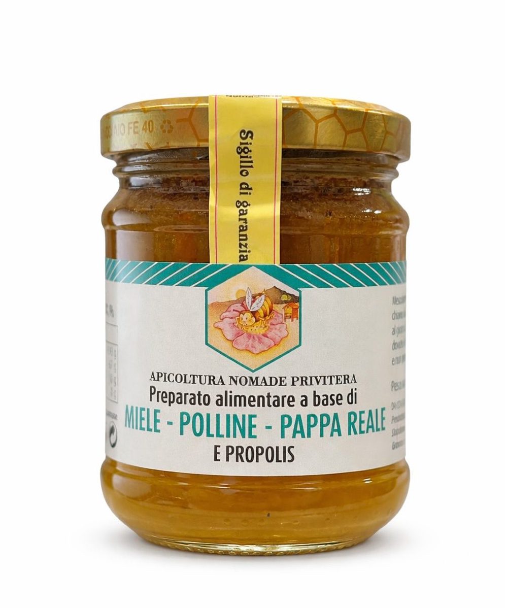 MIELE POLLINE PAPPA REALE E PROPOLIS