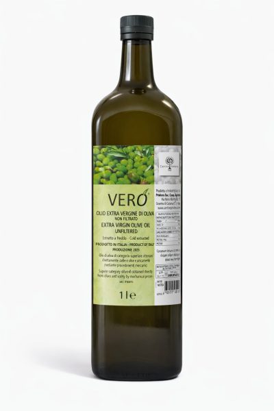 EXTRA VIRGIN OLIVE OIL - GLASS BOTTLE L.1