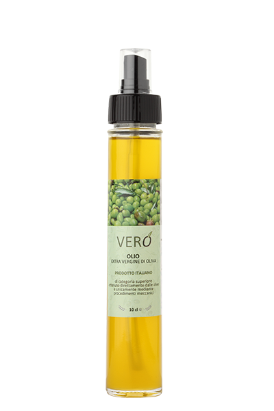 OLIO EXTRA VERGINE DI OLIVA - BOTTIGLIA VETRO CON EROGATORE SPRAY CL.10