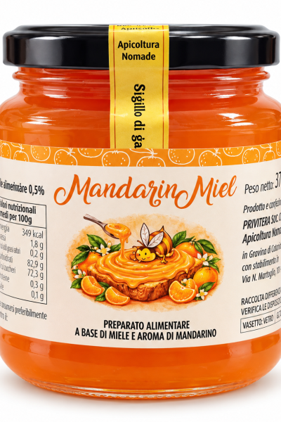 MANDARINMIEL -MIELE AL MANDARINO 370g.